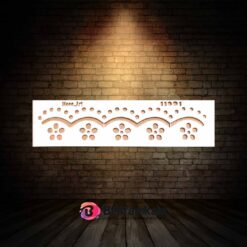 شابلون استنسیل ابعاد 8*30