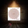 شابلون استنسیل  ابعاد 20*20 کدB1023