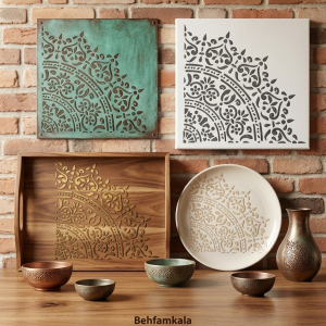 شابلون استنسیل ابعاد 15*15 کد B1015