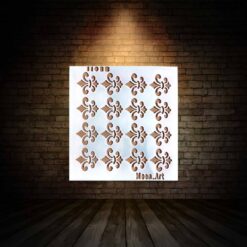 شابلون استنسیل  ابعاد 15*15 کد 110B8