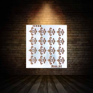 شابلون استنسیل  ابعاد 15*15 کد 110B8