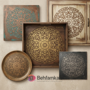 شابلون استنسیل ابعاد 20*20 کد B1018
