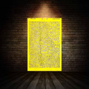 شابلون استنسیل ابعاد 50*35 کد HNC 327