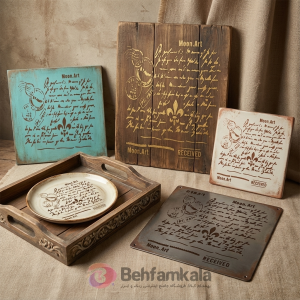 شابلون استنسیل ابعاد 20*20 کد 61071