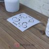 شابلون استنسیل  ابعاد 15*15 کد 91056