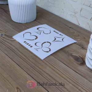 شابلون استنسیل  ابعاد 15*15 کد 91056