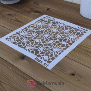 شابلون استنسیل  ابعاد 15*15 کد 11265