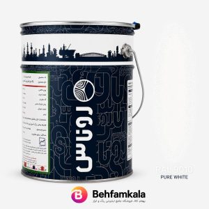 رنگ سفید اپوکسی پلی‌ آمید روناس RAL 9010 + هاردنر