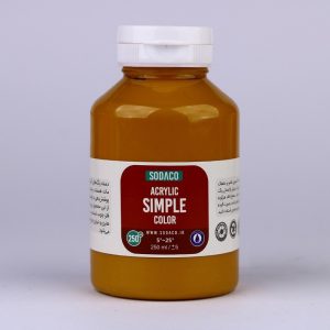 رنگ اکریلیک اکر (خردلی) سوداکو 250 میل