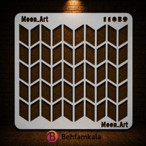 شابلون استنسیل ابعاد 15*15 کد 110B9