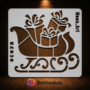 شابلون استنسیل ابعاد 15*15 کد 93075