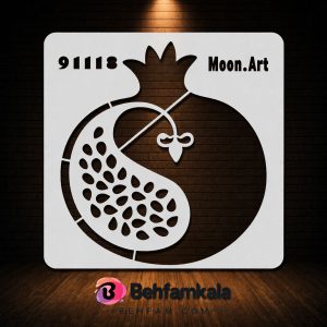 شابلون استنسیل ابعاد 15*15 کد 91118