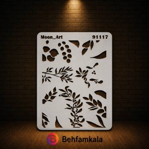 شابلون استنسیل کد 91117 ابعاد 30*20