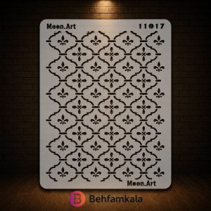 شابلون استنسیل کد 11017 ابعاد 30*20