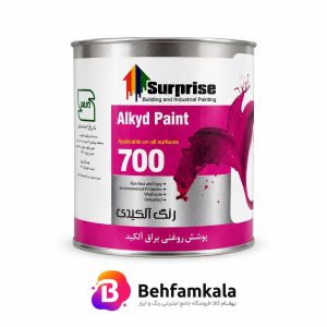 رنگ روغنی سفید نیمه براق سوپرایز