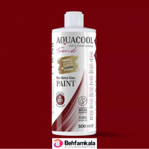 رنگ اکریلیک چندسطحی آکواکول ترند (Aquacool Trend) قرمز آجری RAL 3011