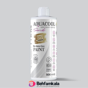 رنگ اکریلیک چندسطحی آکواکول ترند (Aquacool Trend) خاکستری روشن RAL 7047