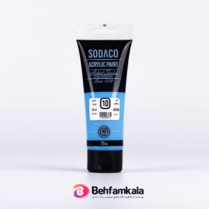رنگ اکریلیک آبی روشن پمادی سوداکو 75 میل