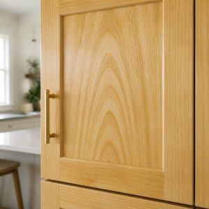 در کابینت با افکت رگه چوب پتینه سه‌بعدی آکواکول رنگ عسلی کد 29
